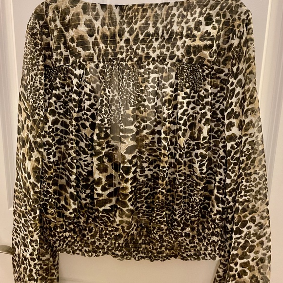 Leopard Print Blouse - Picture 2 of 3